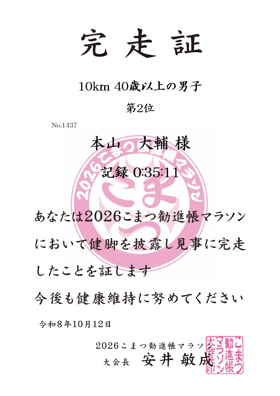記録証