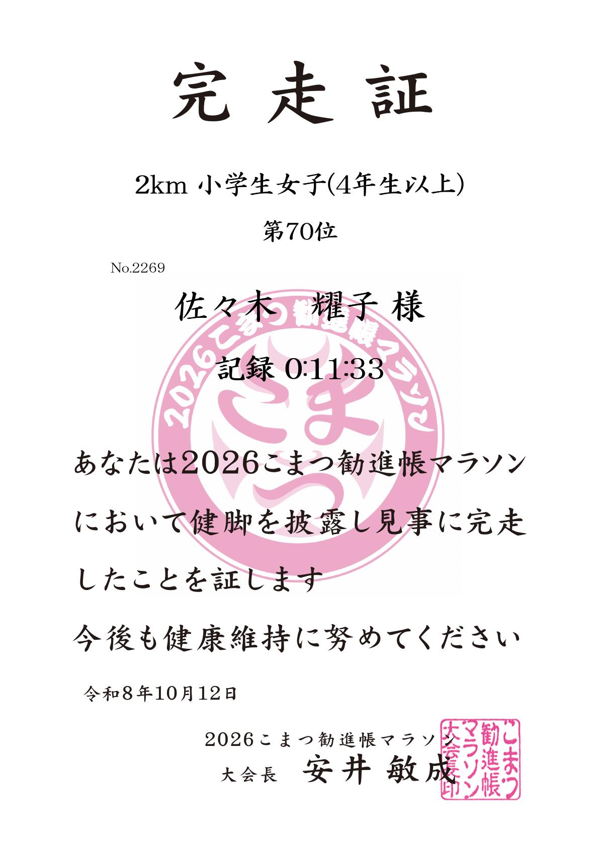 記録証