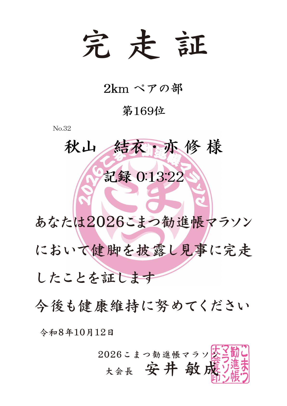 記録証