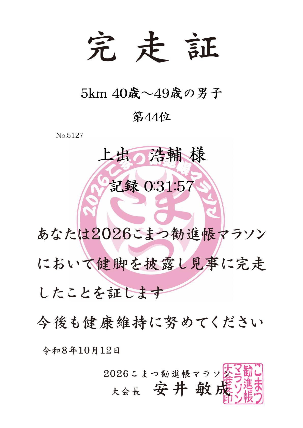 記録証