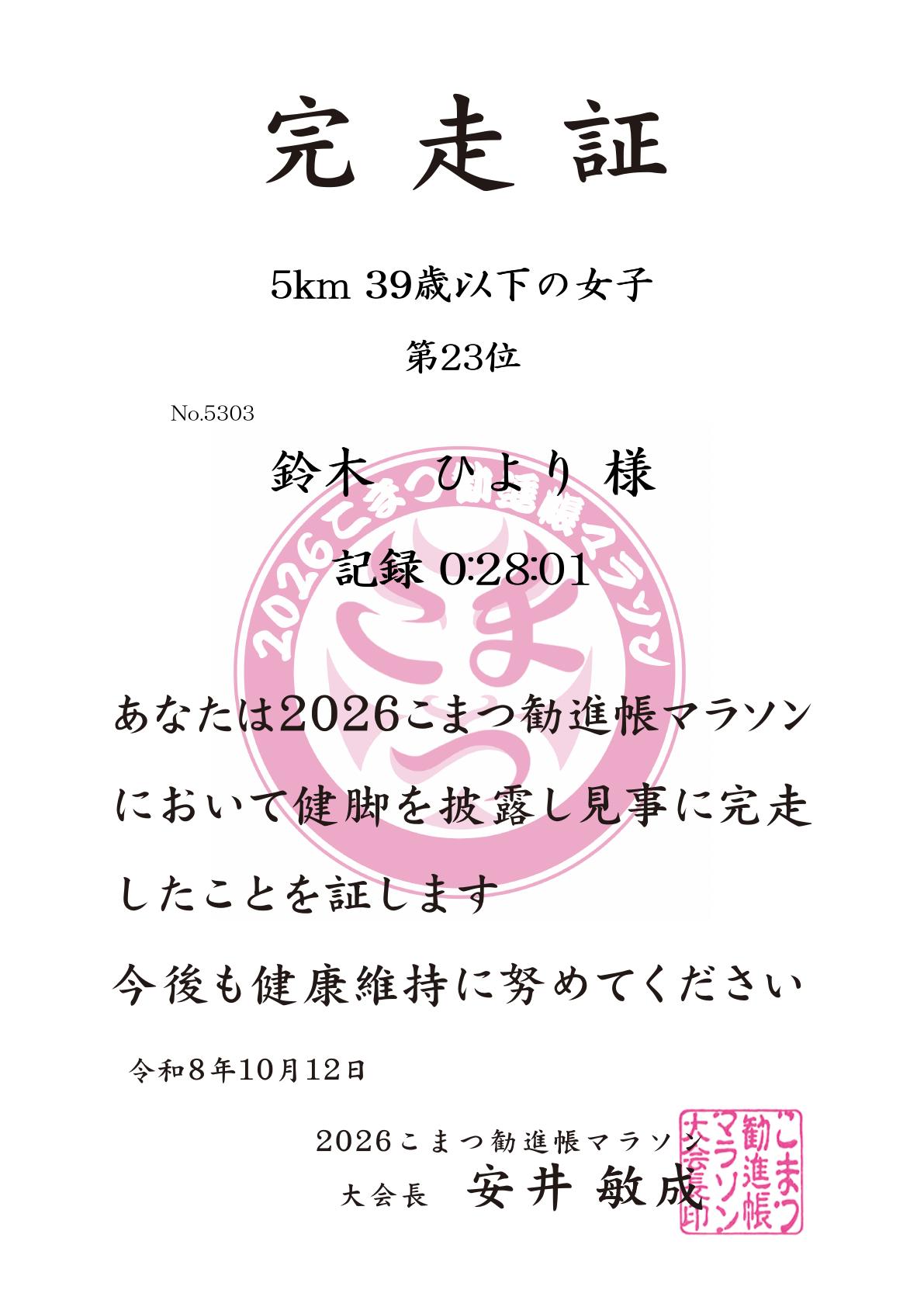 記録証