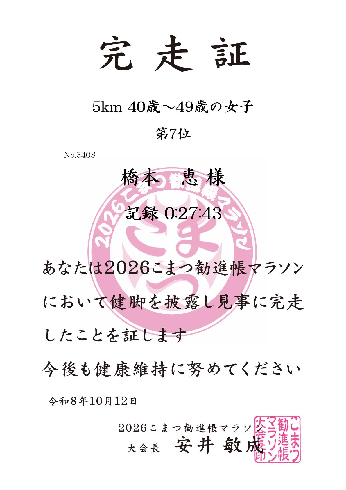 記録証